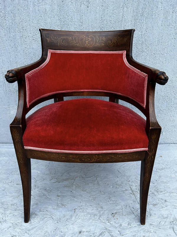 Starožitné kreslá Biedermeier/empire - Cena na vyžiadanie. 8