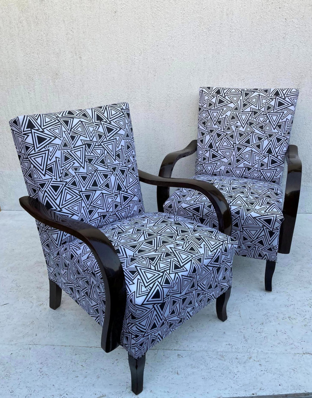 F094 - Art DECO kreslá - Cena za kus 250€. 4