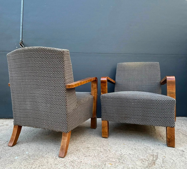 F231 - Zaujímavé kreslá art DECO - Cena za kus 520 € 9