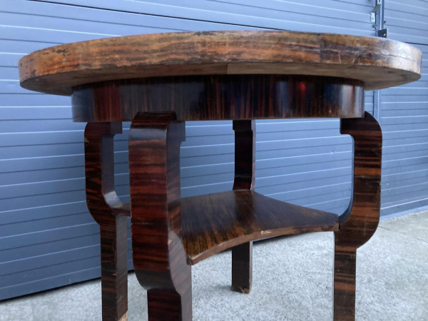 S24 - Art deco stolík " Makassar " - Cena 290€ 3