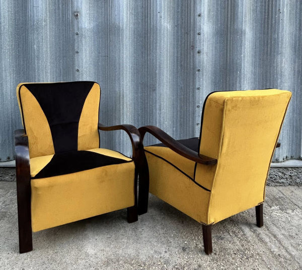 F204 - Art DECO kreslá, “TRANSFORMERS” - Cena 290€ / ks 2