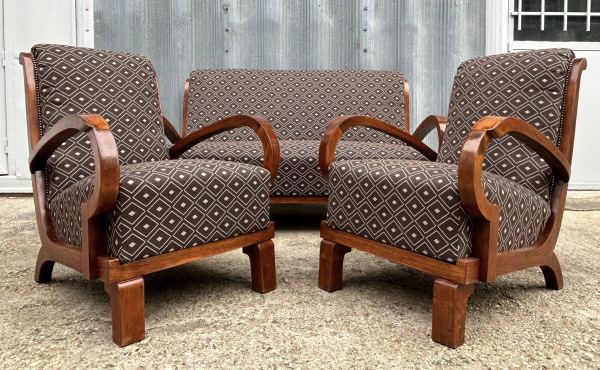 F198 - Exluzívna Art DECO sedacia súprava - Cena 2.500€