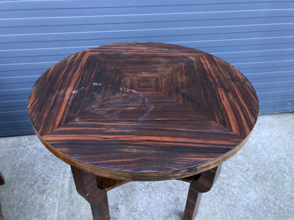 S24 - Art deco stolík " Makassar " - Cena 290€ 2