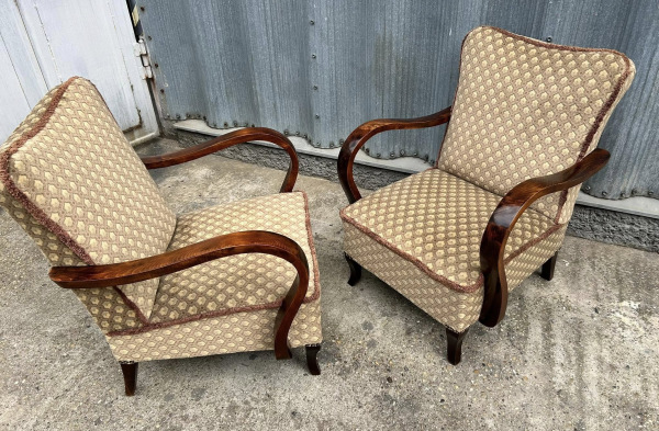 F143 - Art DECO kreslá "Starej mamy" - Cena 290€ / kus 4