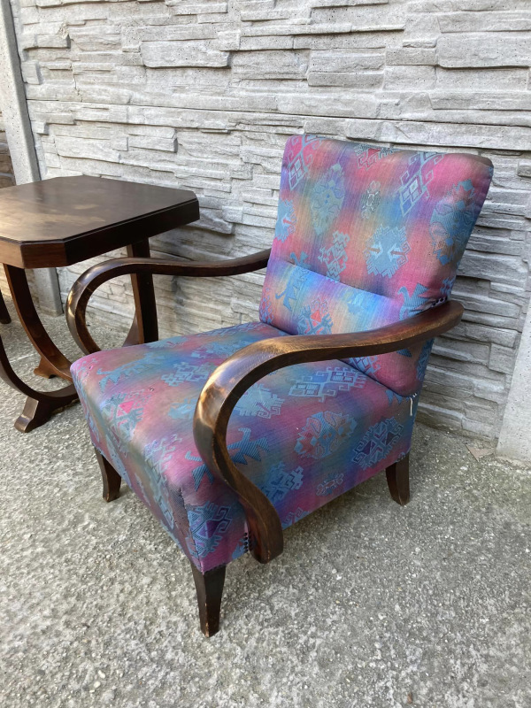 F030 - kreslá v štýle art deco - Cena 85€/ks. 2