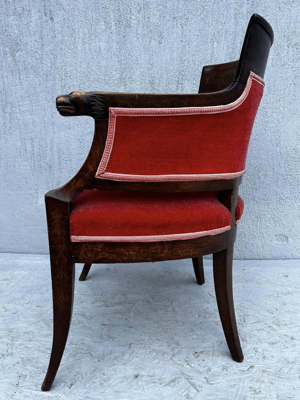 Starožitné kreslá Biedermeier/empire - Cena na vyžiadanie. 7