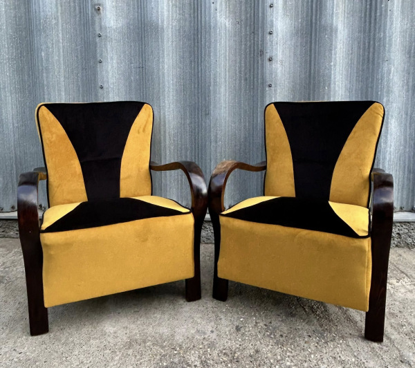 F204 - Art DECO kreslá, “TRANSFORMERS” - Cena 290€ / ks