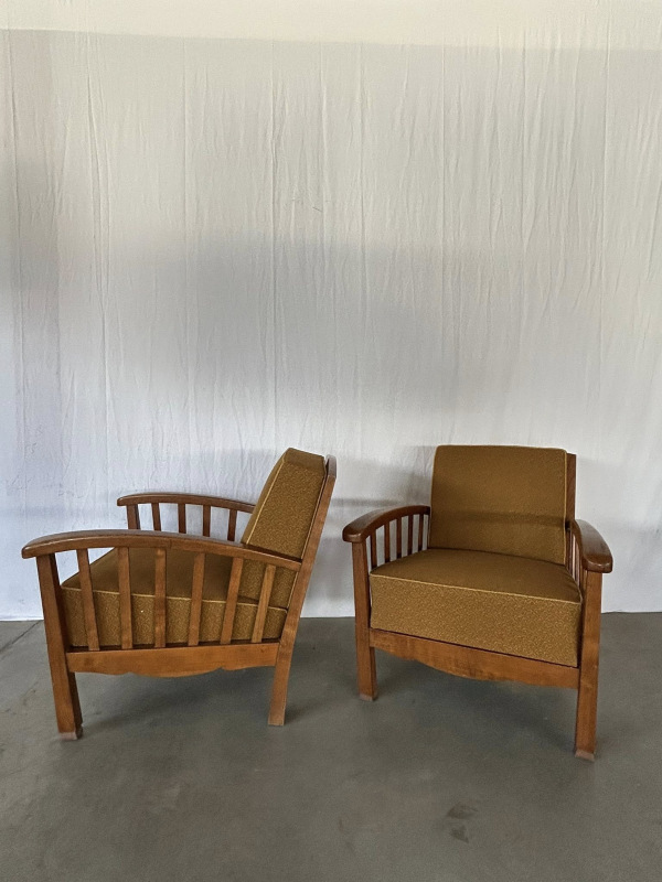 F203 - Art DECO kreslá - Cena za pár 520€ 5