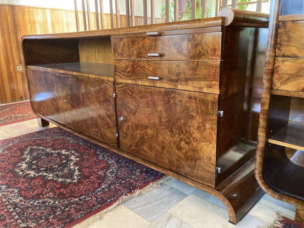 Art Deco Sideboard-buffet J-105 by Jindřich Halabala 7