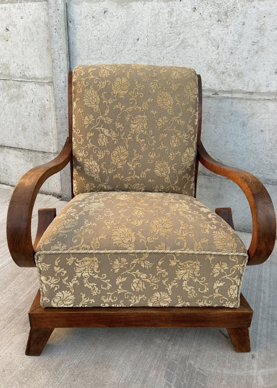 F218 - Grandiózne kreslo Art DECO - Cena 420 € 4