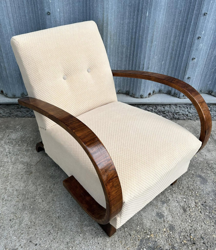 F142 - Dizajnové Art DECO Kreslo - Cena 450€ 3