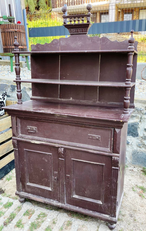 K18 - altdeutschový etažér / príborník - Cena 260€