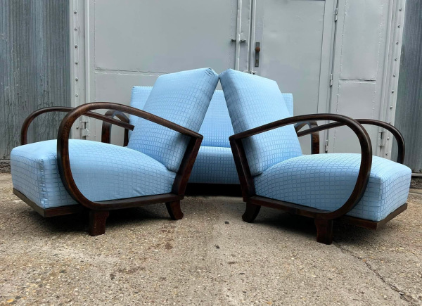 F224 - Sedacia garnitúra Art DECO - Cena za komplet 1.900 € 4