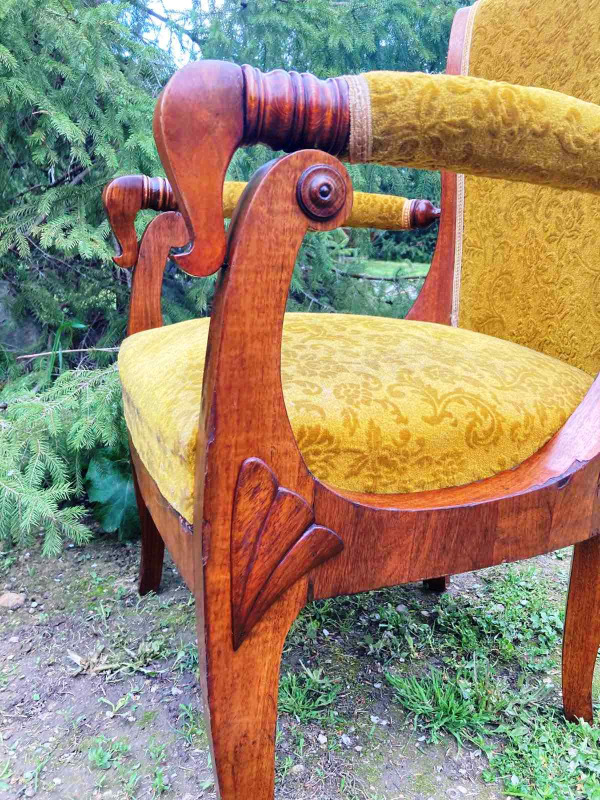 Kreslo Biedermeier (1880-1890) - Cena 390€ 5
