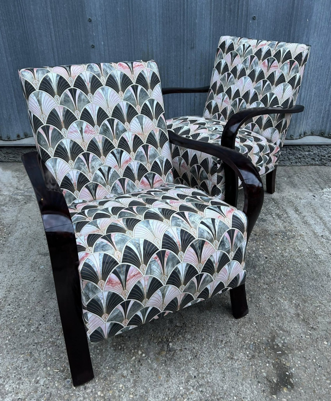 F174 - Art DECO kreslá - Cena 300€ / ks 4