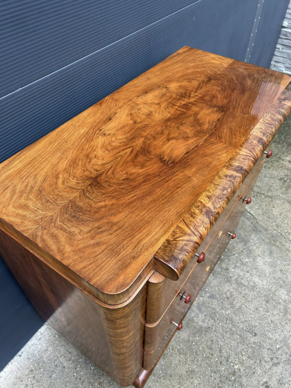 AD-KOM-6 - Art DECO komoda, zrenovovaná - Cena 1200 € 4