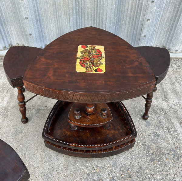 Kartársky stôl / set. - Cena 390€ 1