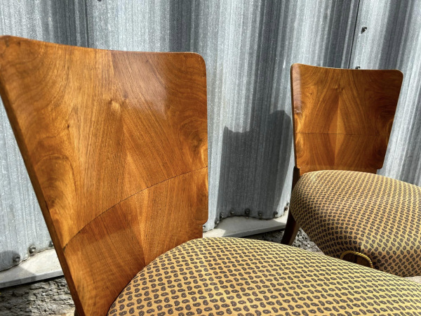 Stoličky J. Halabala H-214. (Lízatká) - Cena 190€ / kus 4