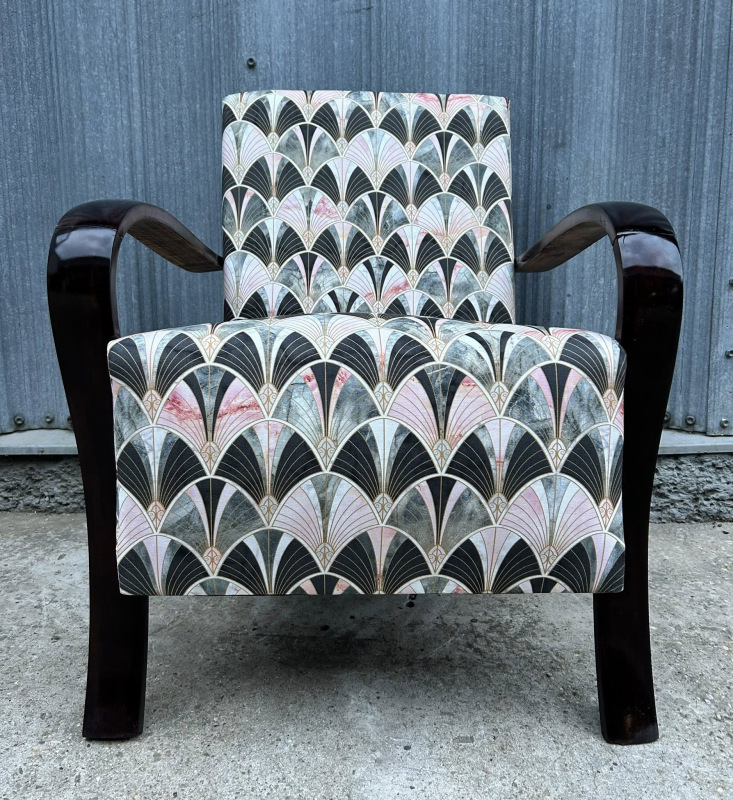 F174 - Art DECO kreslá - Cena 300€ / ks 3