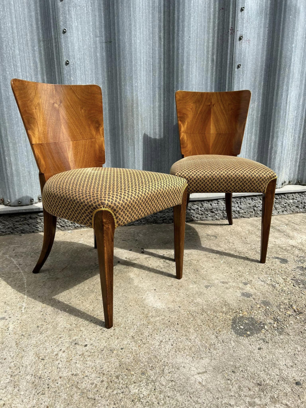 Stoličky J. Halabala H-214. (Lízatká) - Cena 190€ / kus 3