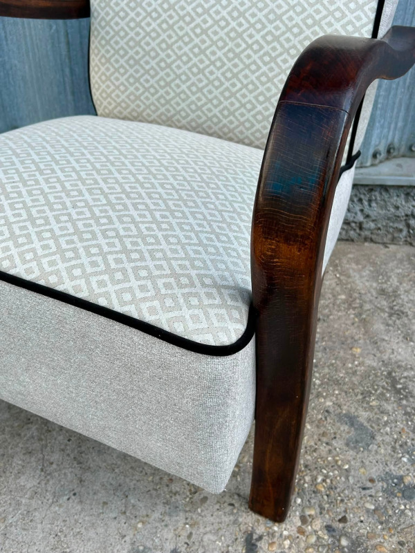 F230 - Kreslo solitér v štýle Art DECO - Cena 320€ 7