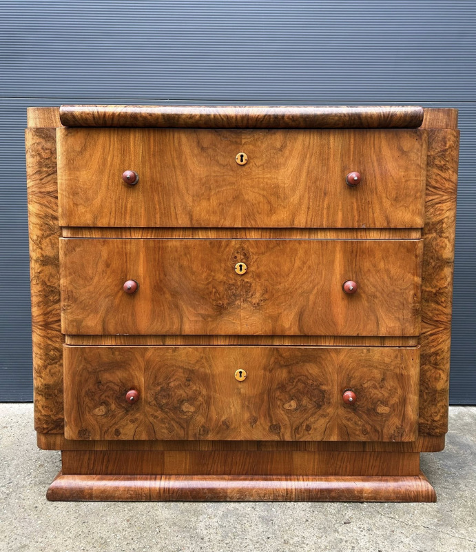 AD-KOM-6 - Art DECO komoda, zrenovovaná - Cena 1200 €