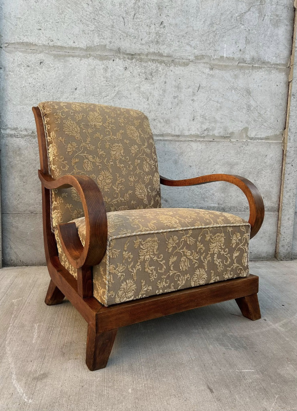F218 - Grandiózne kreslo Art DECO - Cena 420 € 5