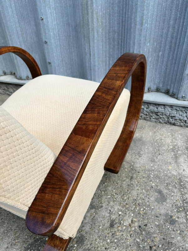 F142 - Dizajnové Art DECO Kreslo - Cena 450€ 2