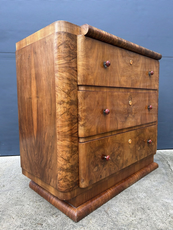 AD-KOM-6 - Art DECO komoda, zrenovovaná - Cena 1200 € 2