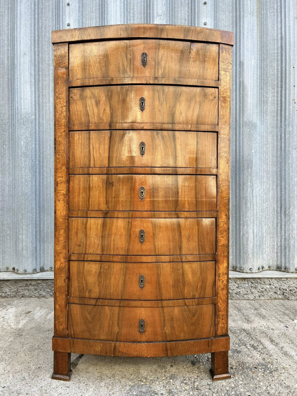 Biedermeier 7 šuflíková komoda - Cena 900 €