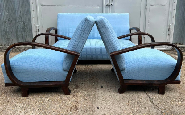 F224 - Sedacia garnitúra Art DECO - Cena za komplet 1.900 € 2
