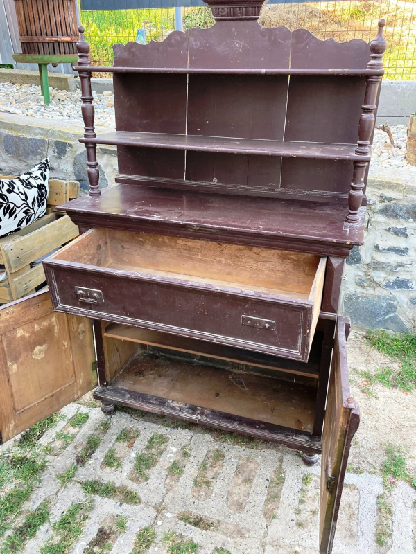 K18 - altdeutschový etažér / príborník - Cena 260€ 3